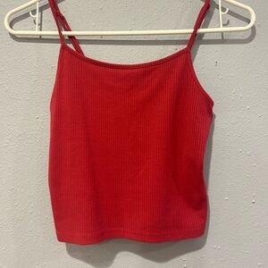 American Eagle Ribbed Tank Crop Top